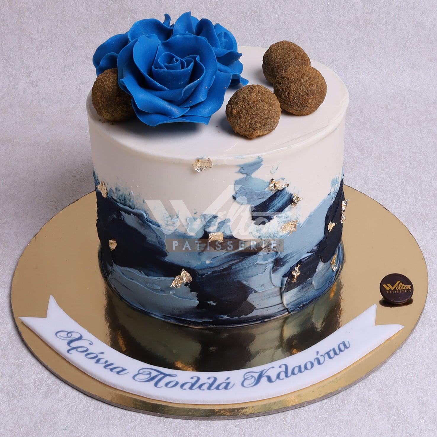 DD.8.c FLOWERS - Adult Birthday Cake - WILTON PATISSERIE